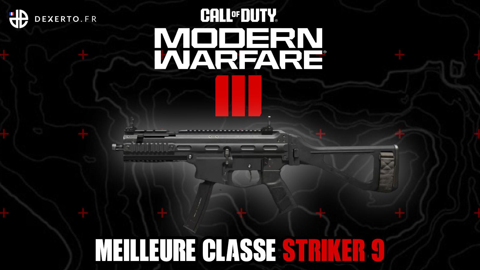 Classe de la Striker 9 dans modern Warfare 3