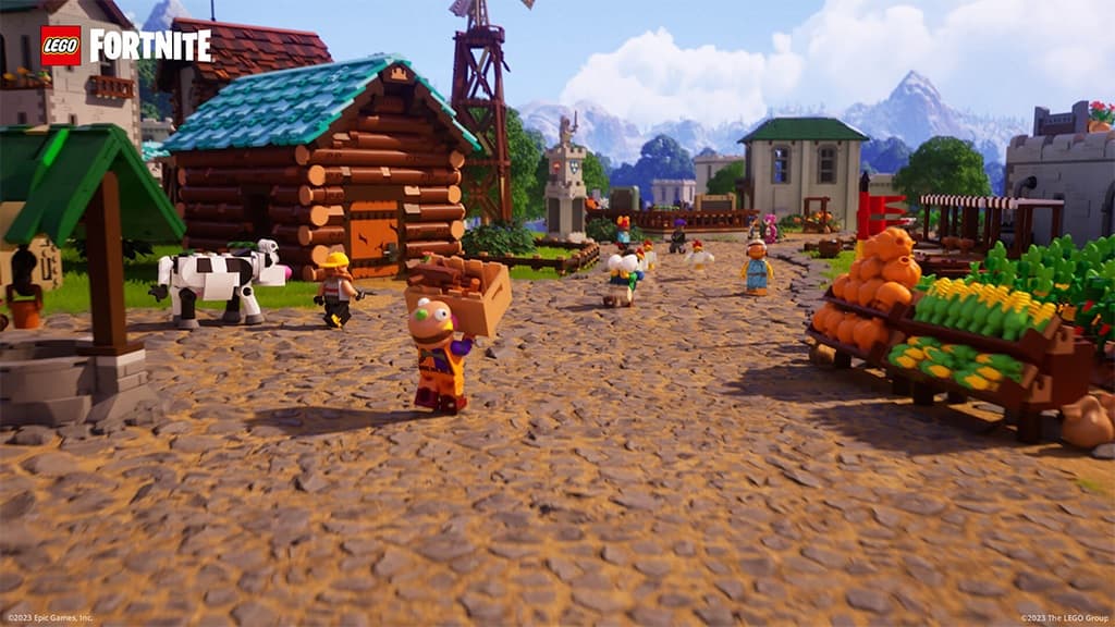 Village in lego fortnite