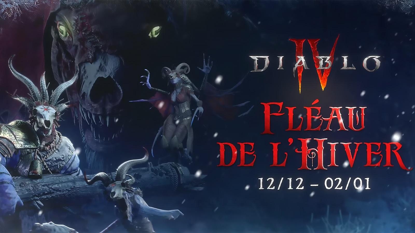 Annonce Fléau de l'Hiver dans Diablo 4