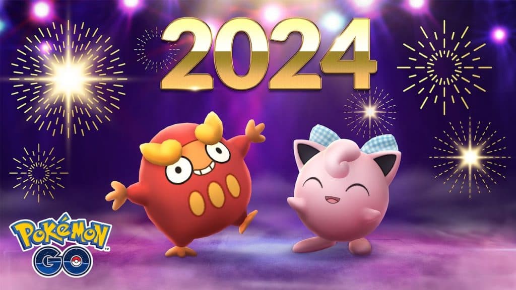 Événement Nouvel An 2024 de Pokémon Go