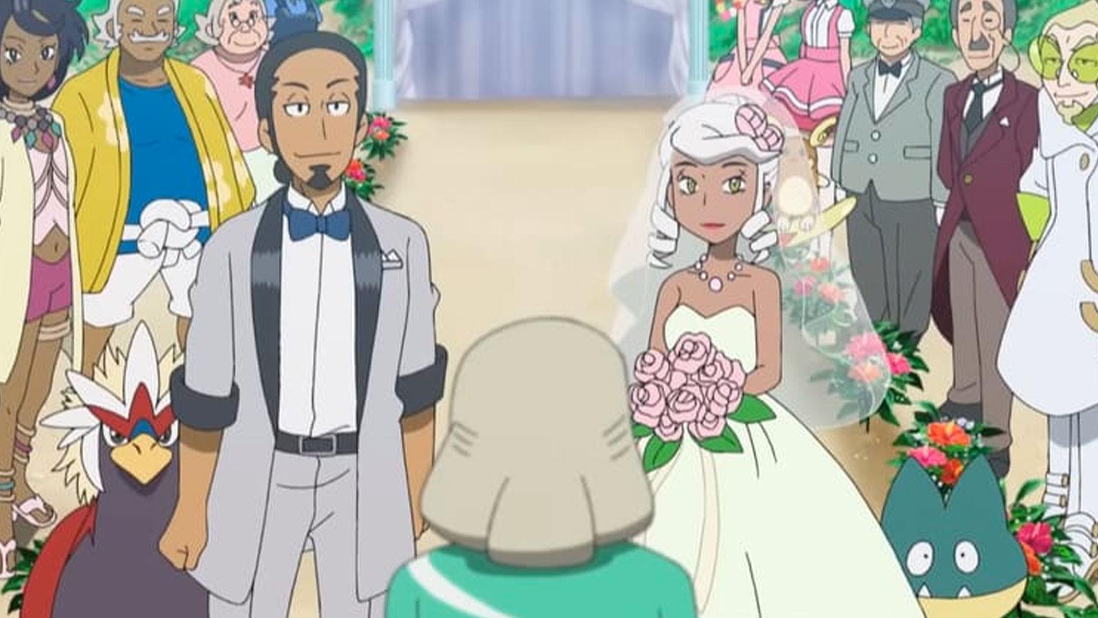 Un mariage dans la série Pokémon