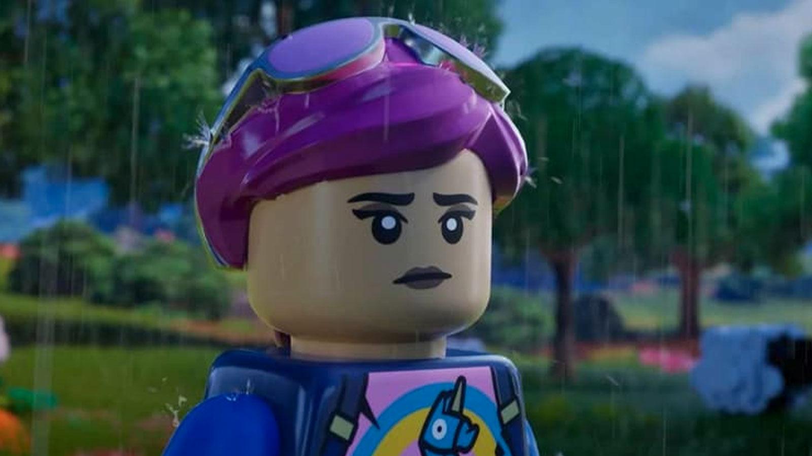 Un personnage de LEGO Fortnite