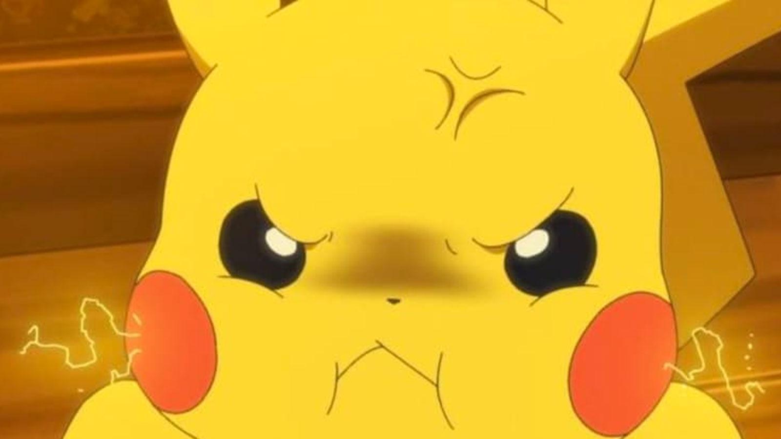 Pikachu est en colère