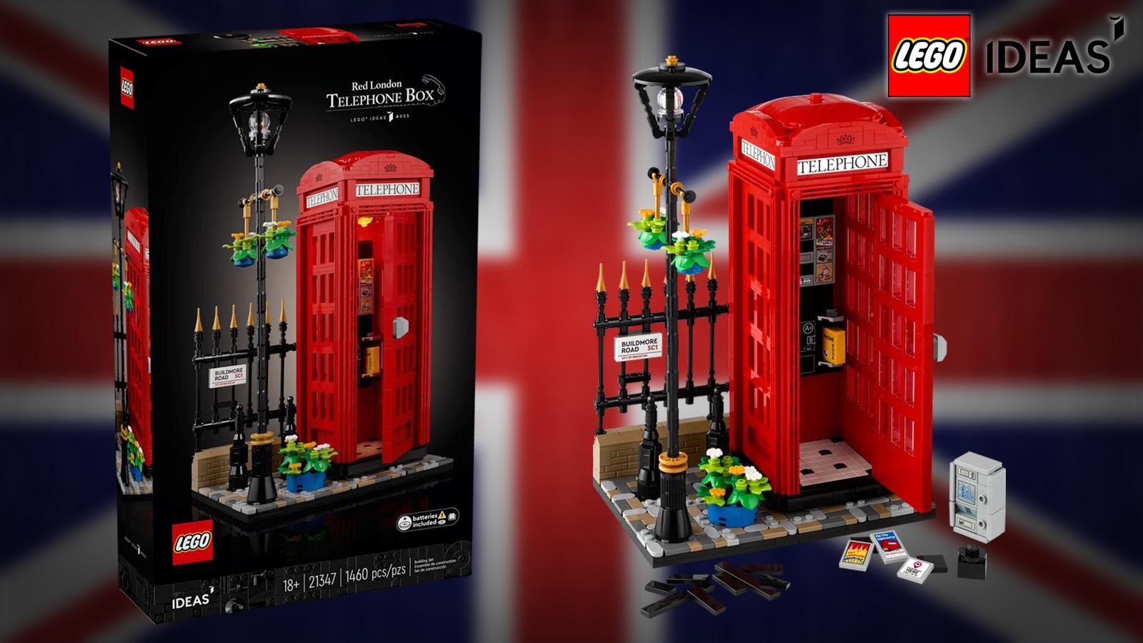 Ensemble LEGO Ideas Cabine téléphonique londonienne 21347
