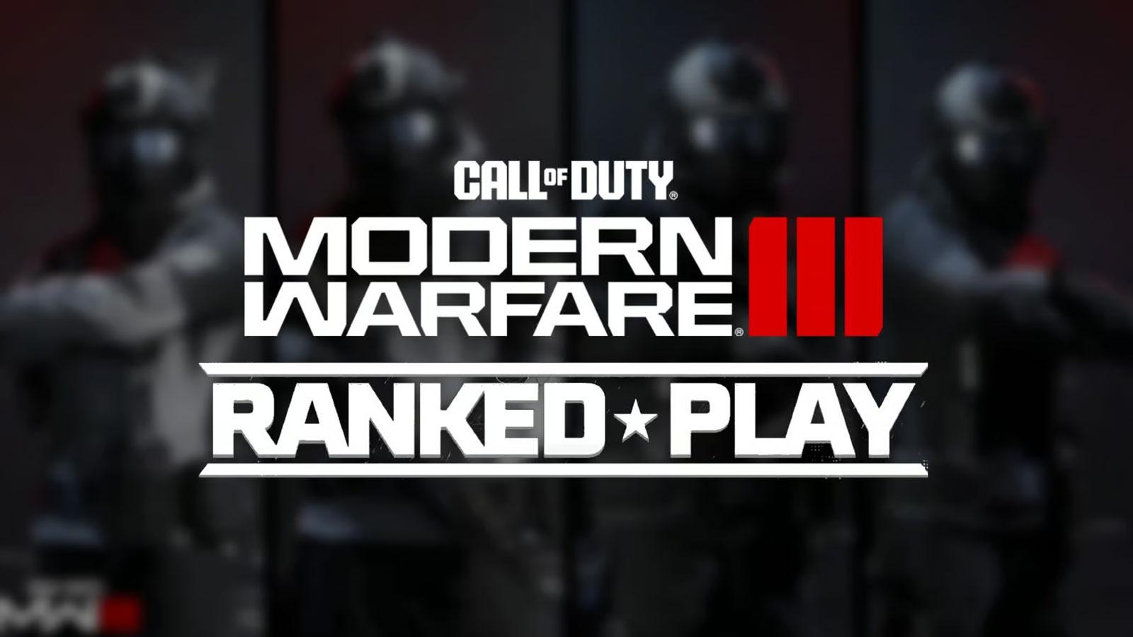 Mode Ranked de Modern Warfare 3
