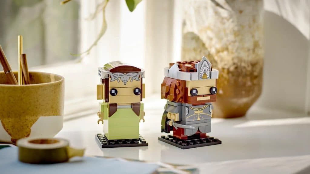 Ensemble LEGO BrickHeadz Le Seigneur des Anneaux Aragorn et Arwen — 40632