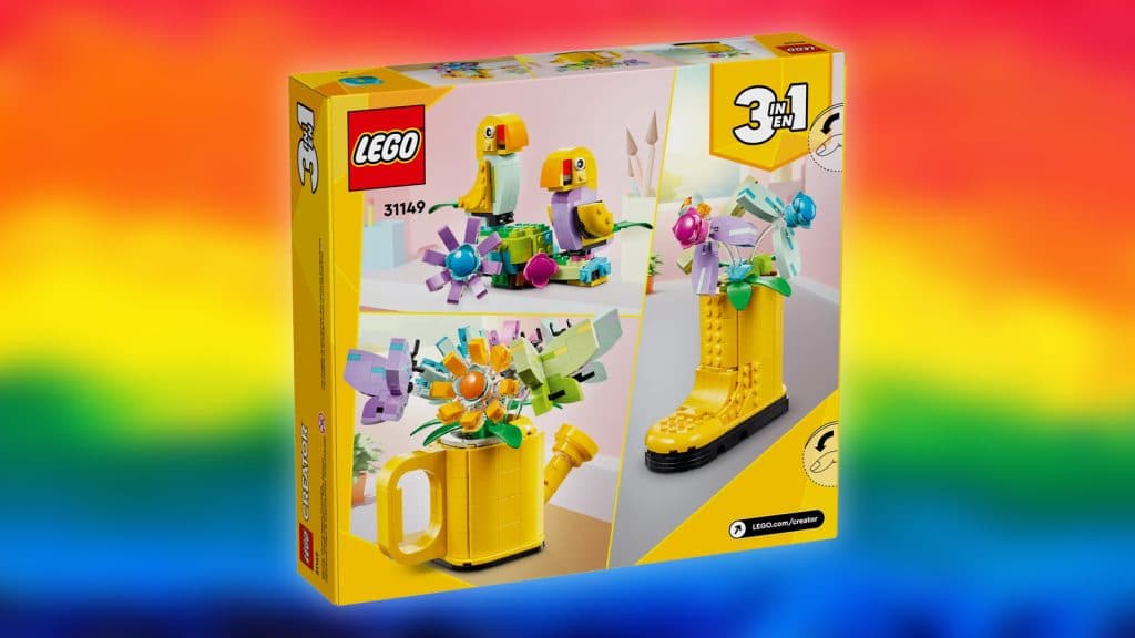 Ensemble LEGO Creator 3-en-1 Les Fleurs dans l'arrosoir — 31149 de 2024