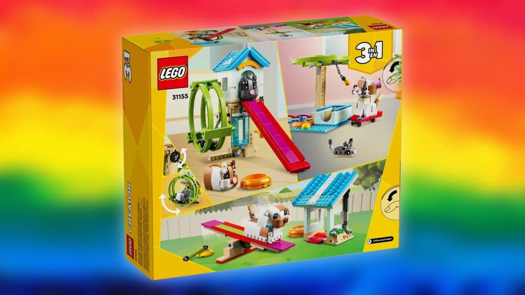 Ensemble LEGO Creator 3-en-1 La roue de hamster — 31155 de 2024