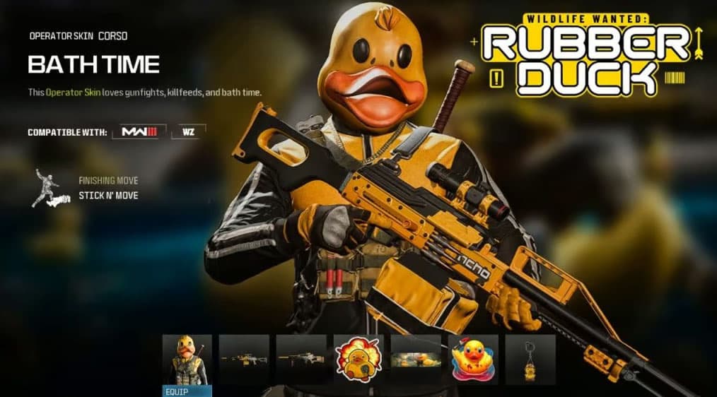 Pack Rubber Duck Warzone et MW3