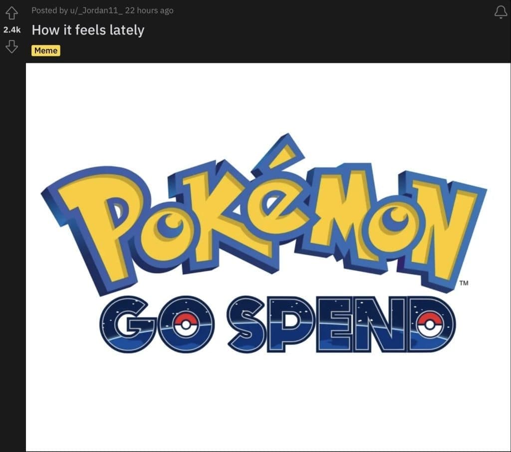 Pokémon Go Spend