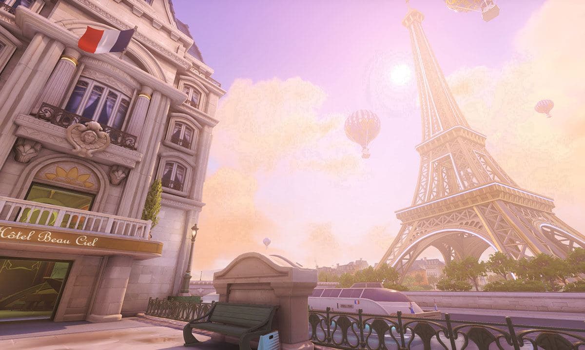 Aperçu de la carte Paris dans Overwatch