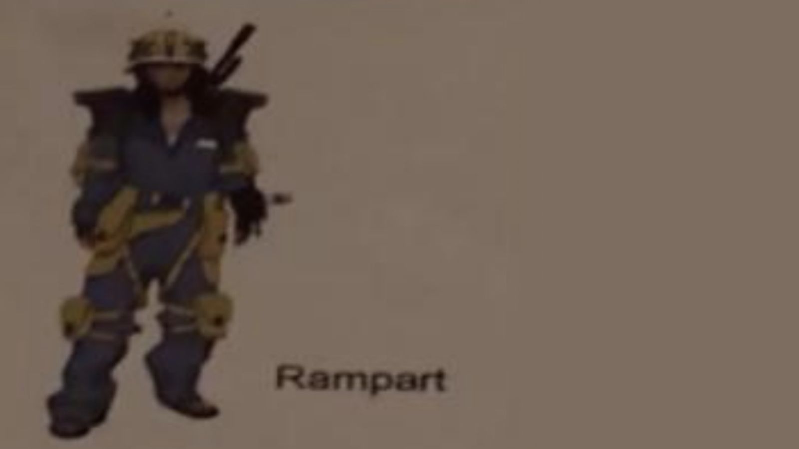 Rampart, un futur personnage d'Apex Legends ayant fuité