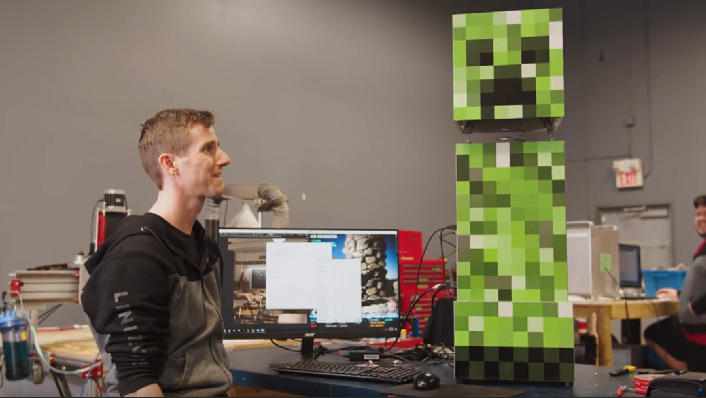 LinusTechTips PC Minecraft PewDiePie