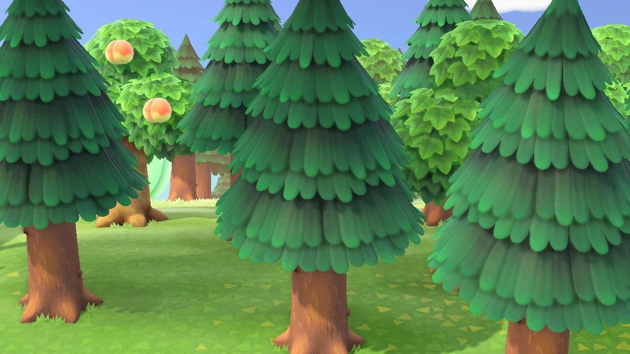 Animal Crossing : New Horizons arbres Nintendo
