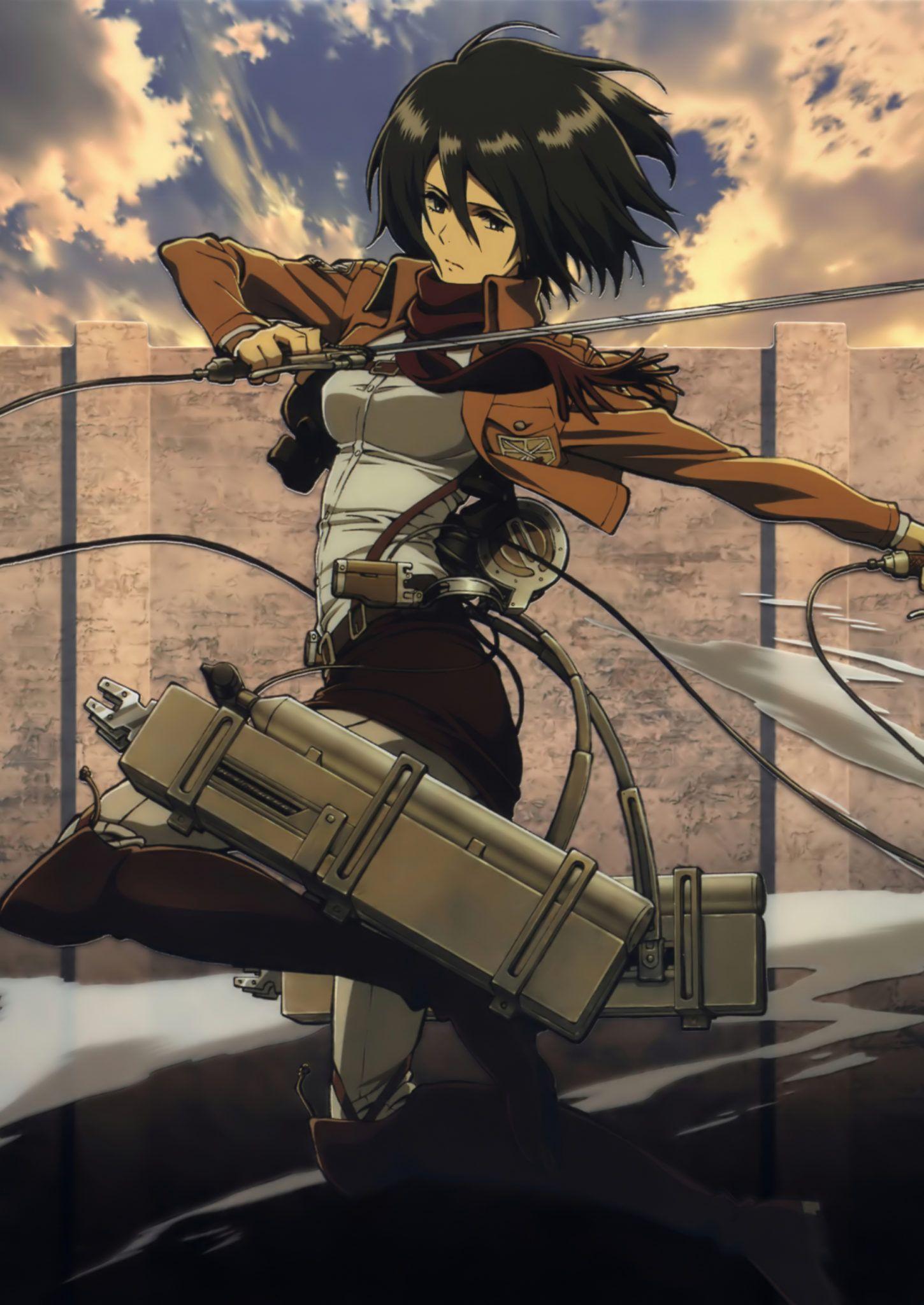 Mikasa Ackerman est un personnage très apprécié de l'attaque des titans