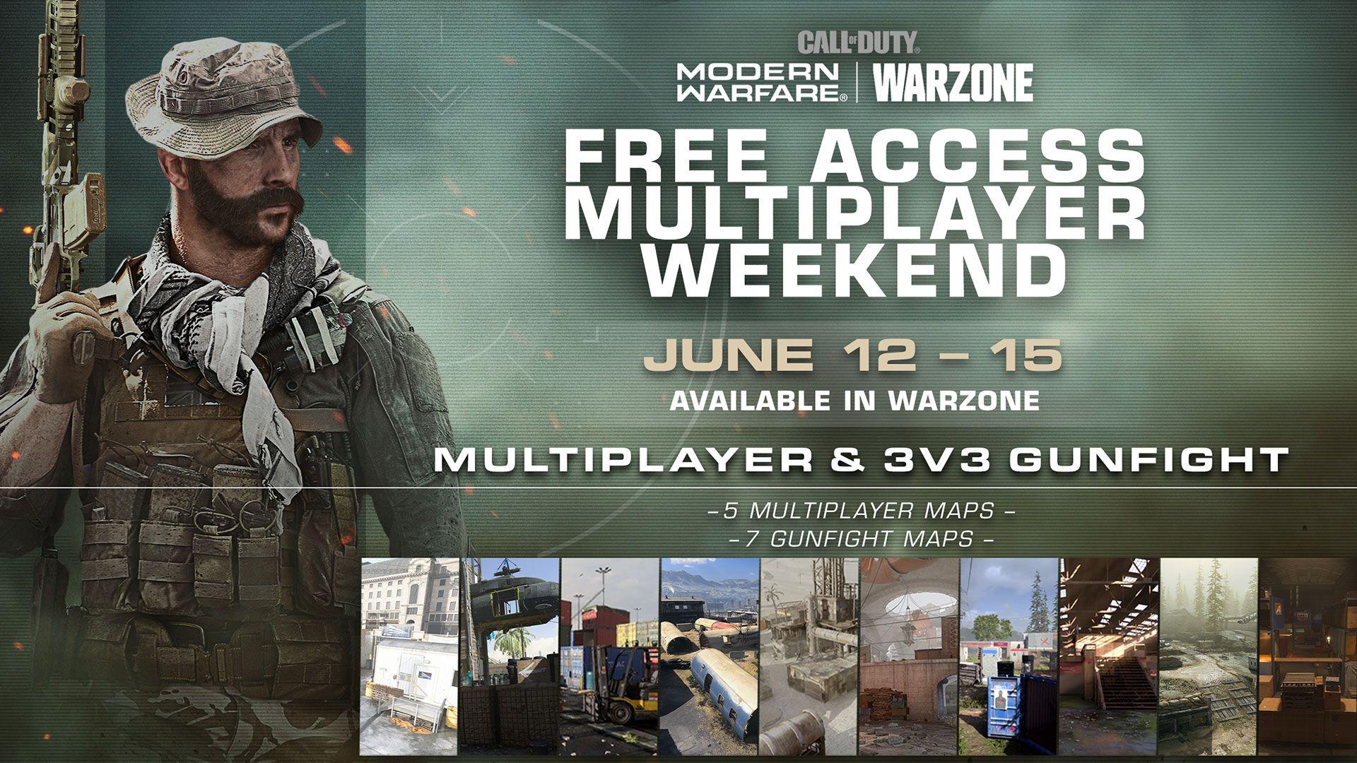Les joueurs de Modern warfare vont avoir droit à un weekend gratuit
