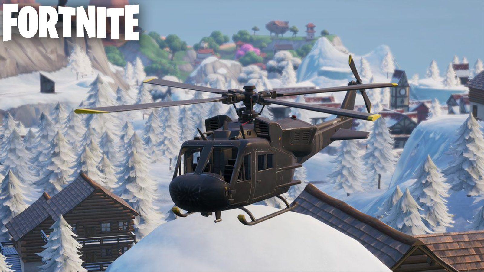 Hélicoptère Fortnite Epic Games