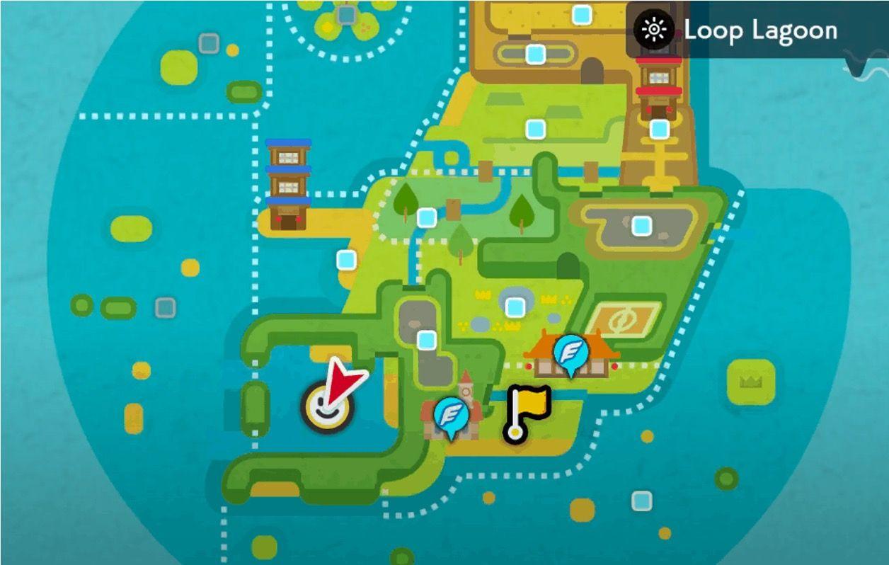 Pokémon Epée Bouclier île solitaire de l'Armure Game Freak Nintendo carte Lagune Circulaire