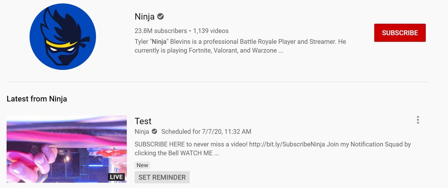 Une vidéo supprimée sur YouTube laisse planer le doute autour de l'arrivée de Ninja sur Mixer