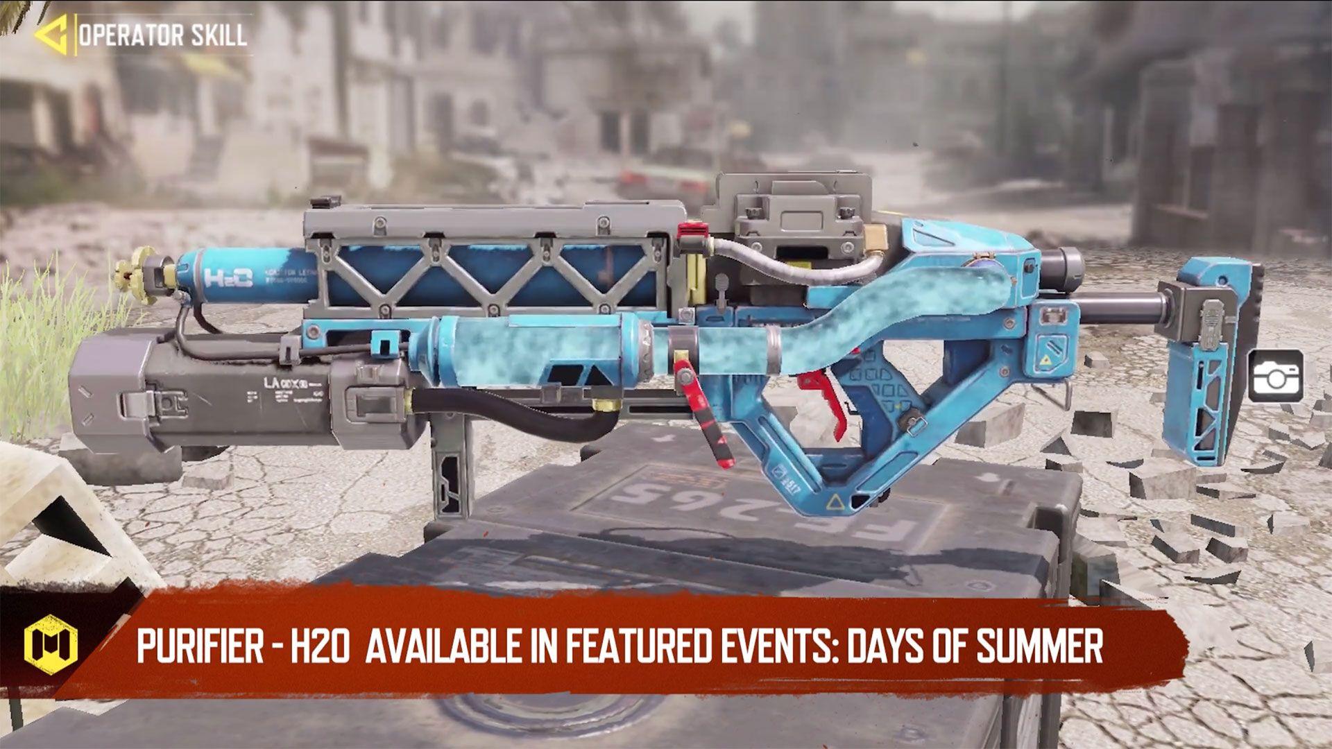 CoD Mobile skin H20 Purifier Activision Summer Days