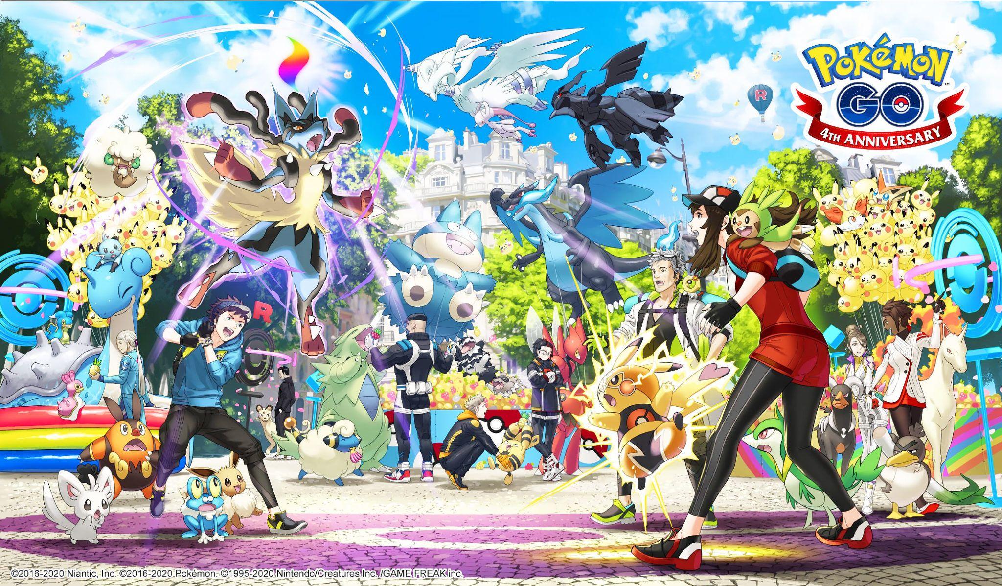 Pokémon Go fête cette année son quatrième anniversaire cette année