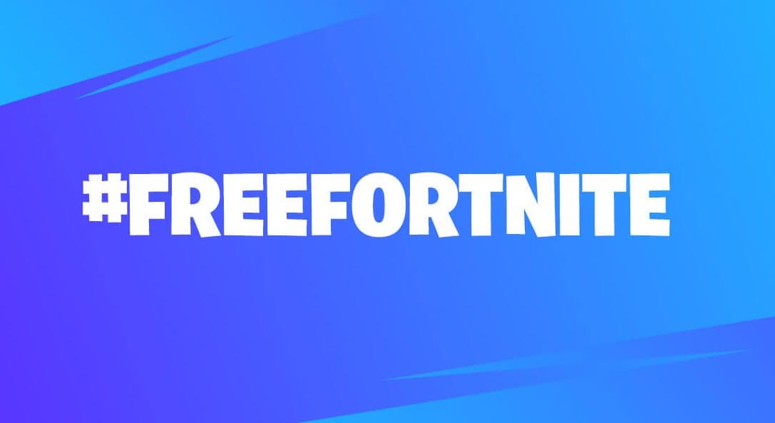 Le hashtag #freefortnite a circulé après la baisse des prix des V-Bucks.