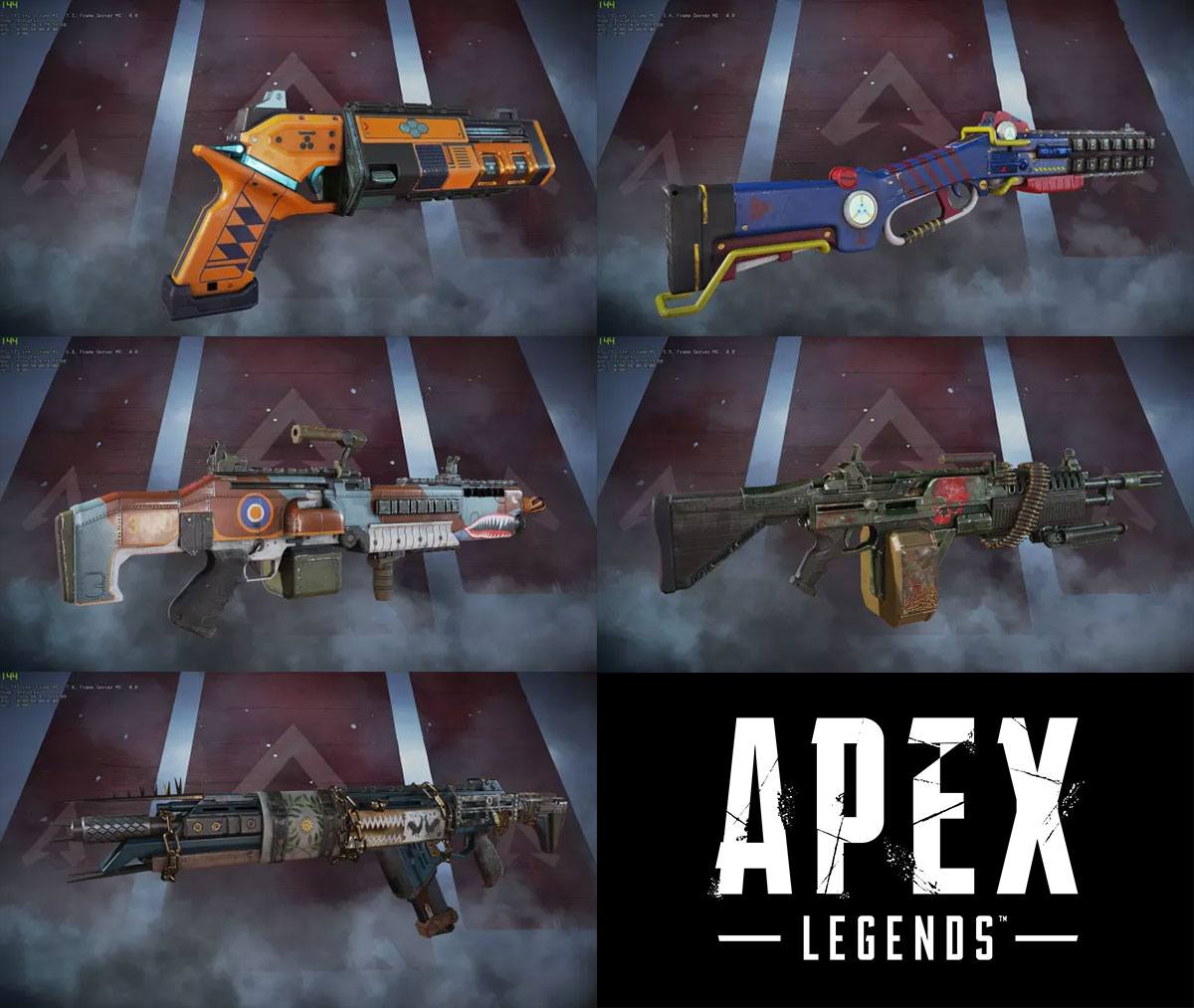 Nouveaux skins d'armes dans Apex Legends