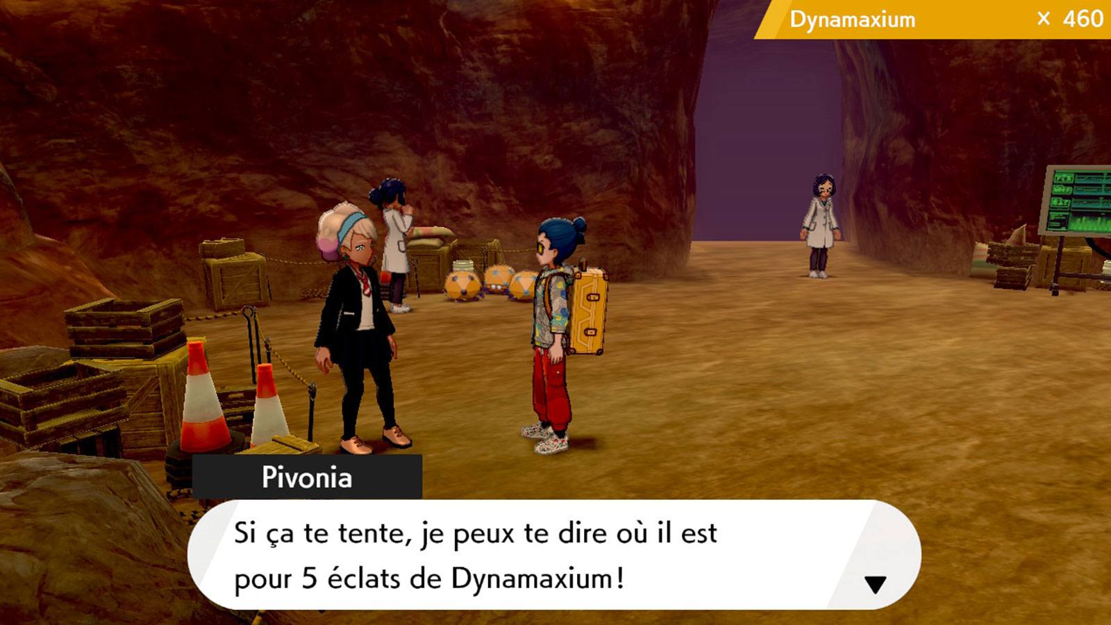 Pokémon couronneige expédition dynamax Game Freak Pivonia