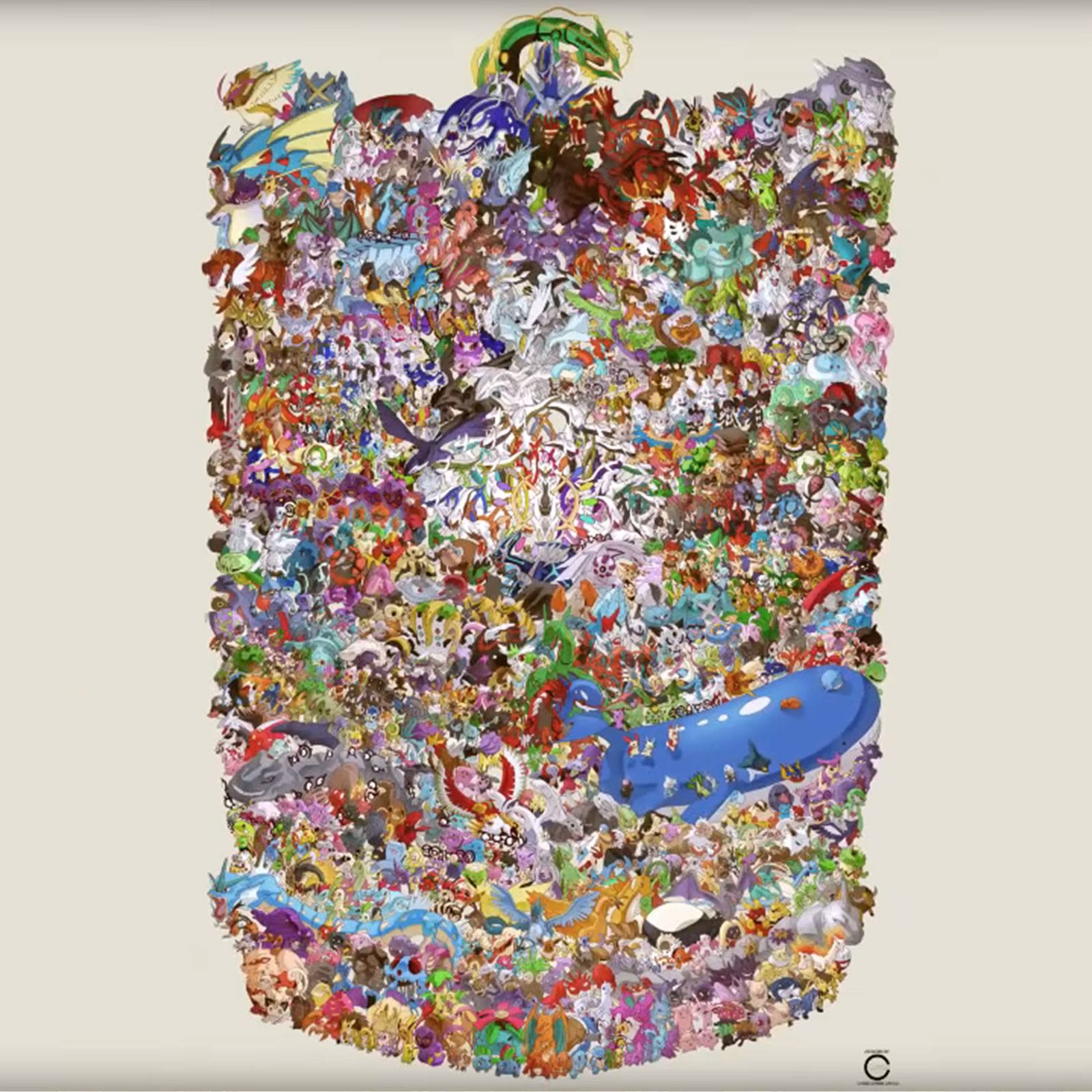 L'artiste Ccayco dessine près de 1200 Pokémon