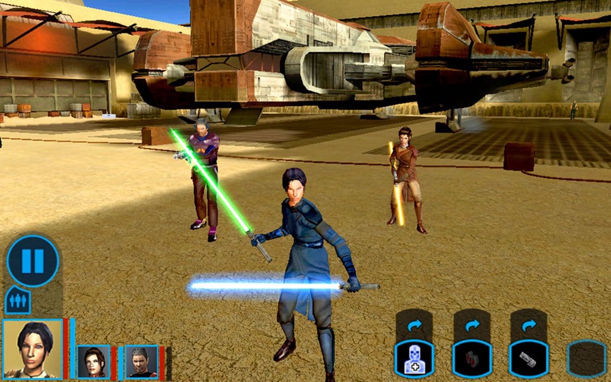 Capture d'écran de Star Wars: Knights of the Old Republic