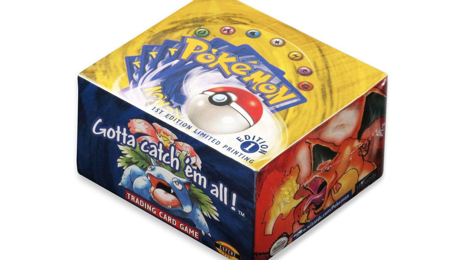 boite boosters Pokémon 1999 1re édition base set