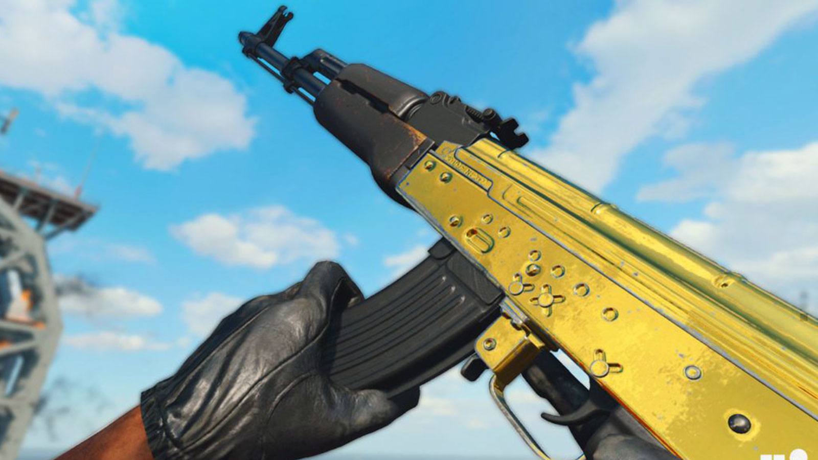 BOCW AK-47 camo gold Treyarch