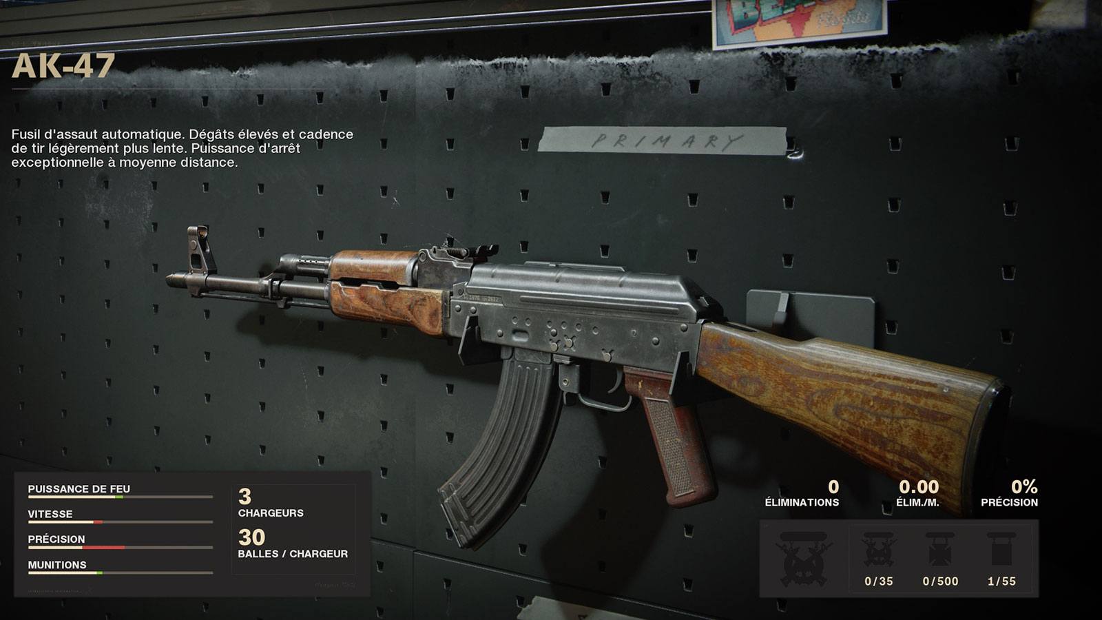 Black Ops Cold War attirail AK-47