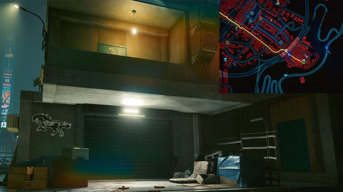 Garage secret dans Cyberpunk 2077