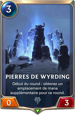 La carte Pierres de Wyrding dans LoR