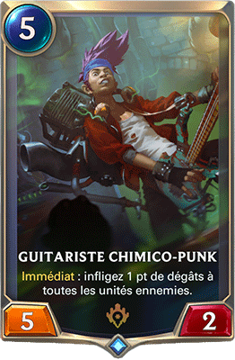 La carte Guitariste chimico-punk dans LoR