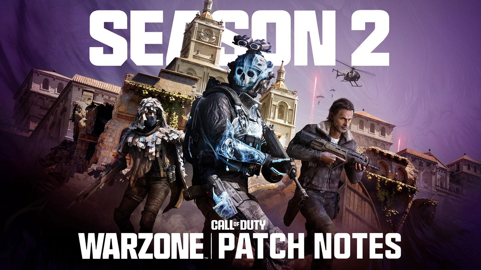 Warzone Saison 2 patch note