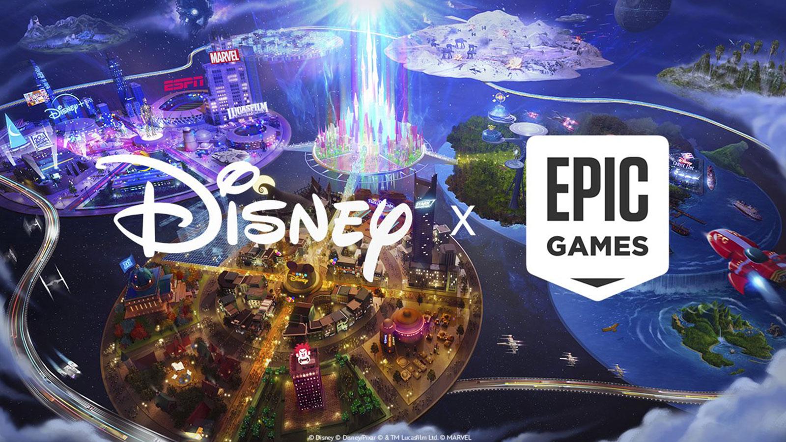 Monde Disney et Epic Games Fortnite
