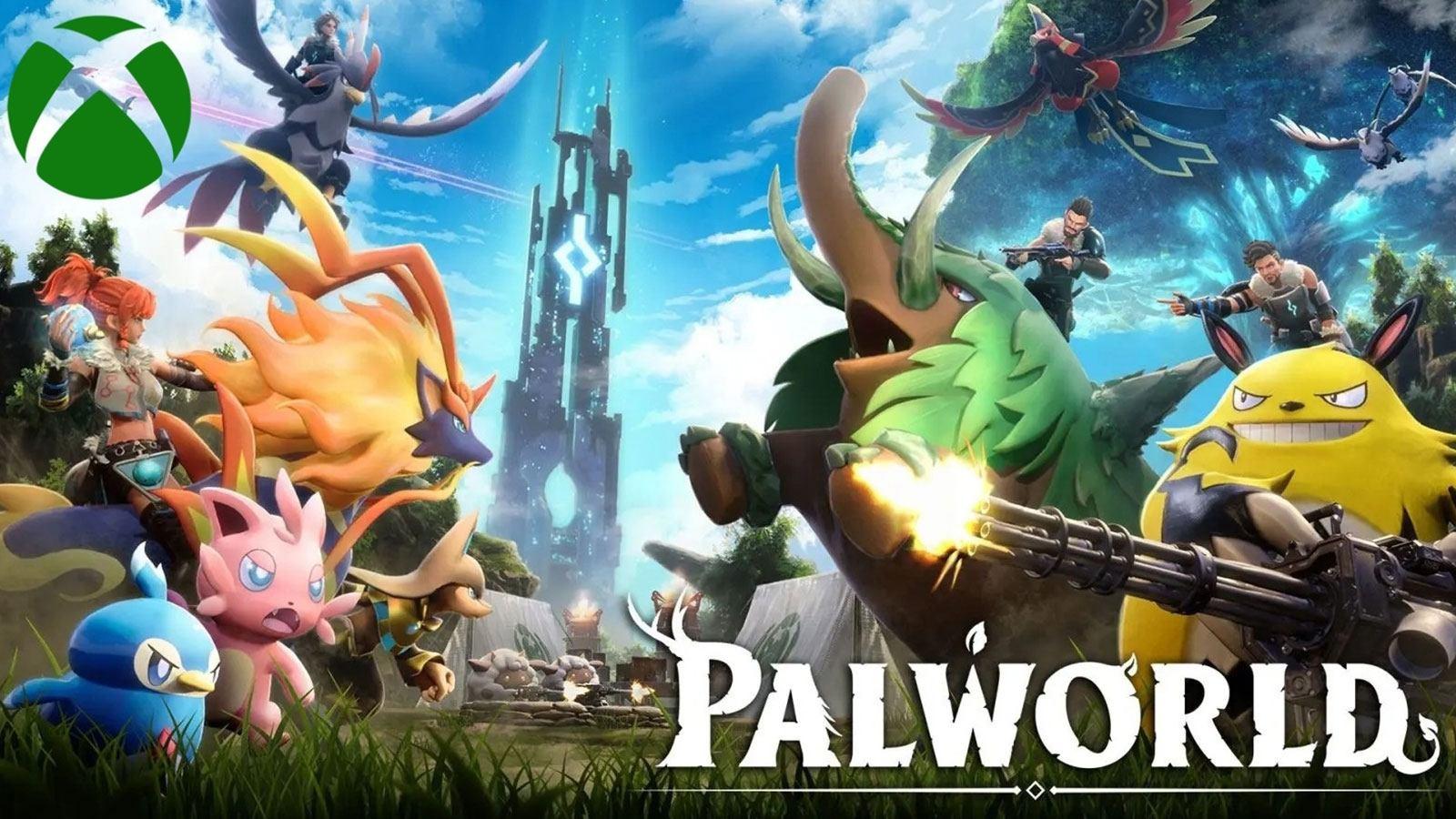 Palworld et logo Xbox