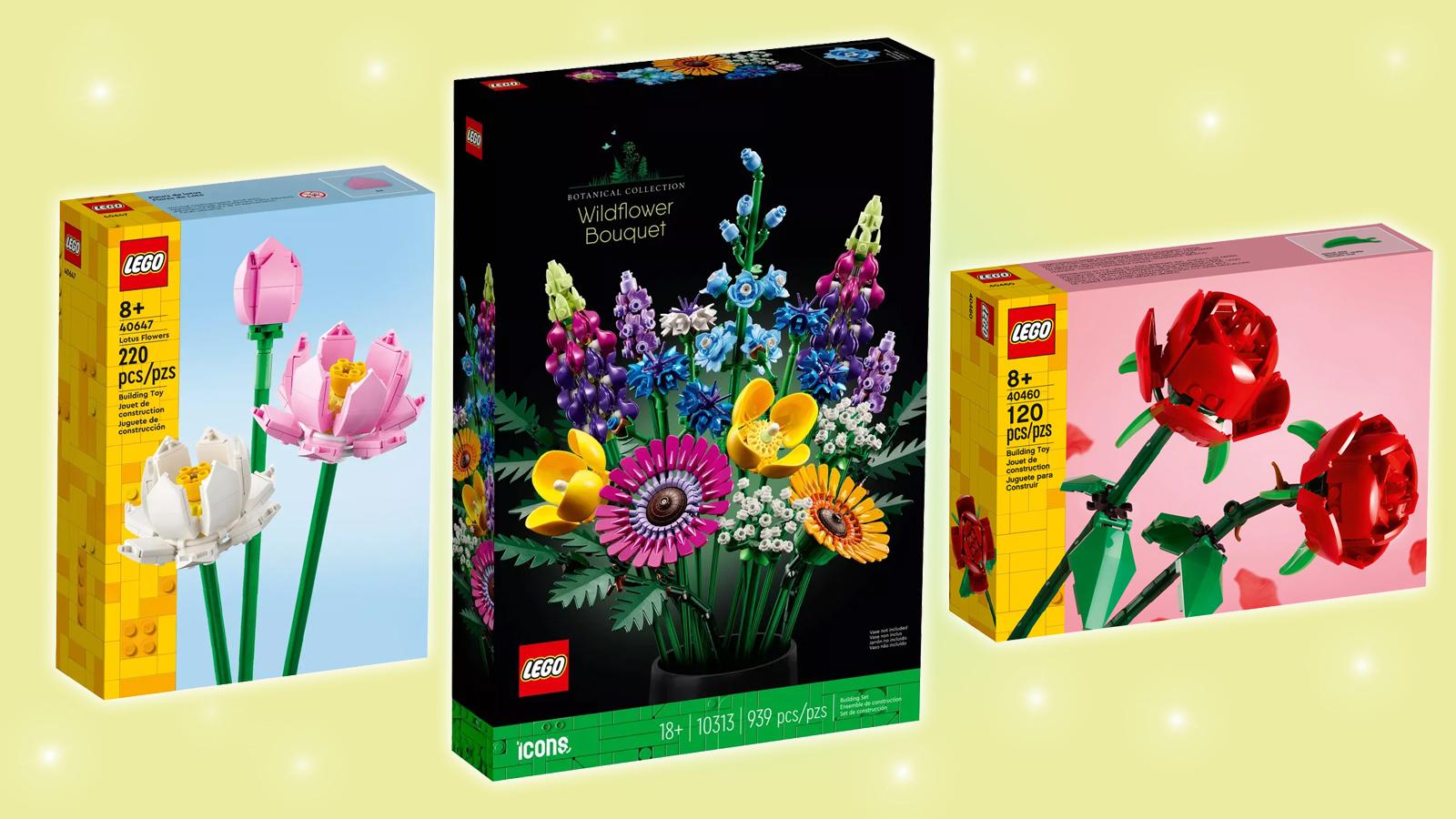 Boites de fleurs LEGO en promo