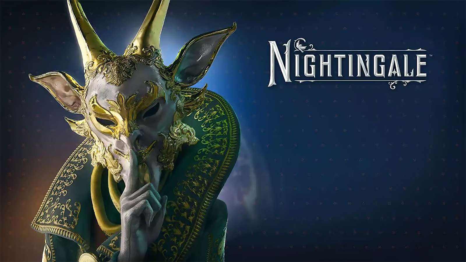 Personnage de Nightingale avec logo du jeu