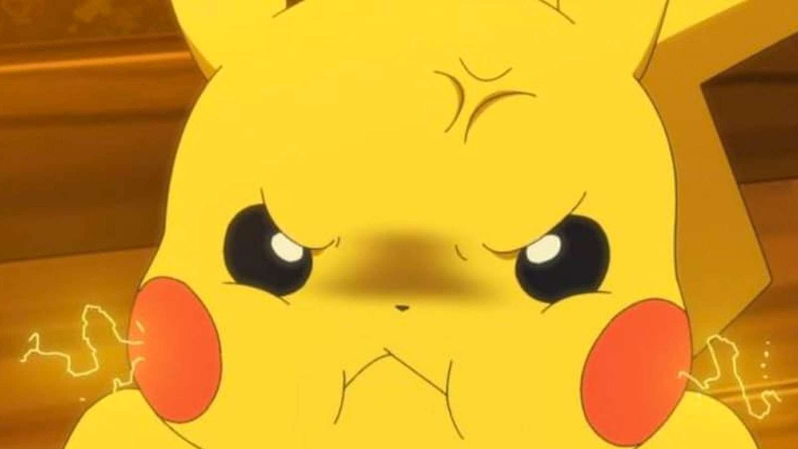 Pikachu en colère