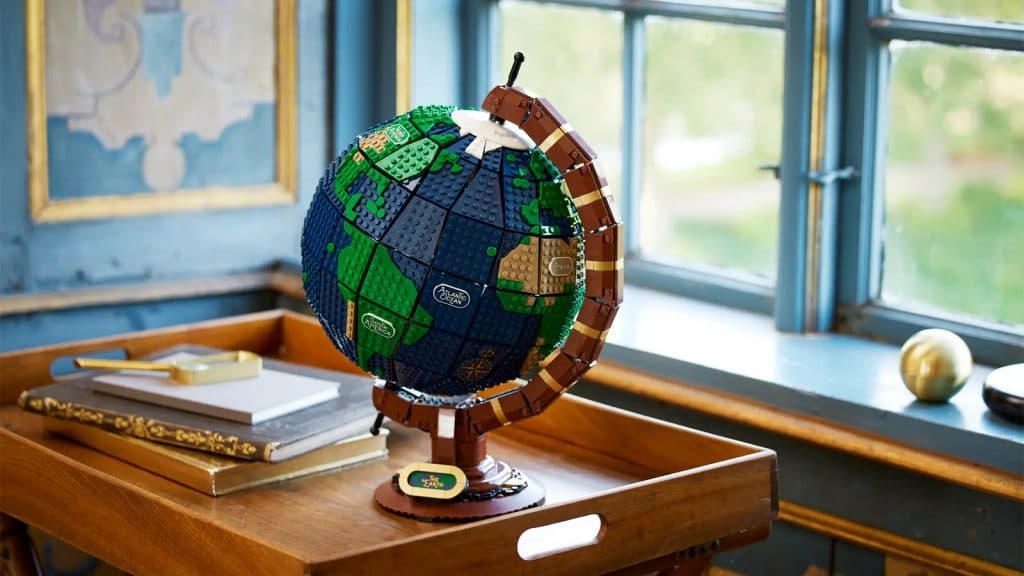 Ensemble LEGO Ideas Le Globe terrestre — 21332