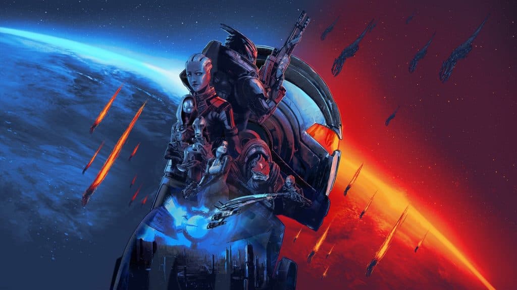 Commander Shepard et son équipe dans Mass Effect 3
