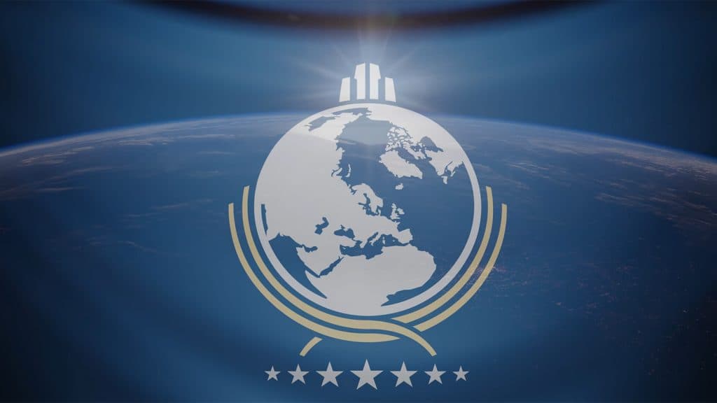 Logo Super-Terre dans Helldivers 2