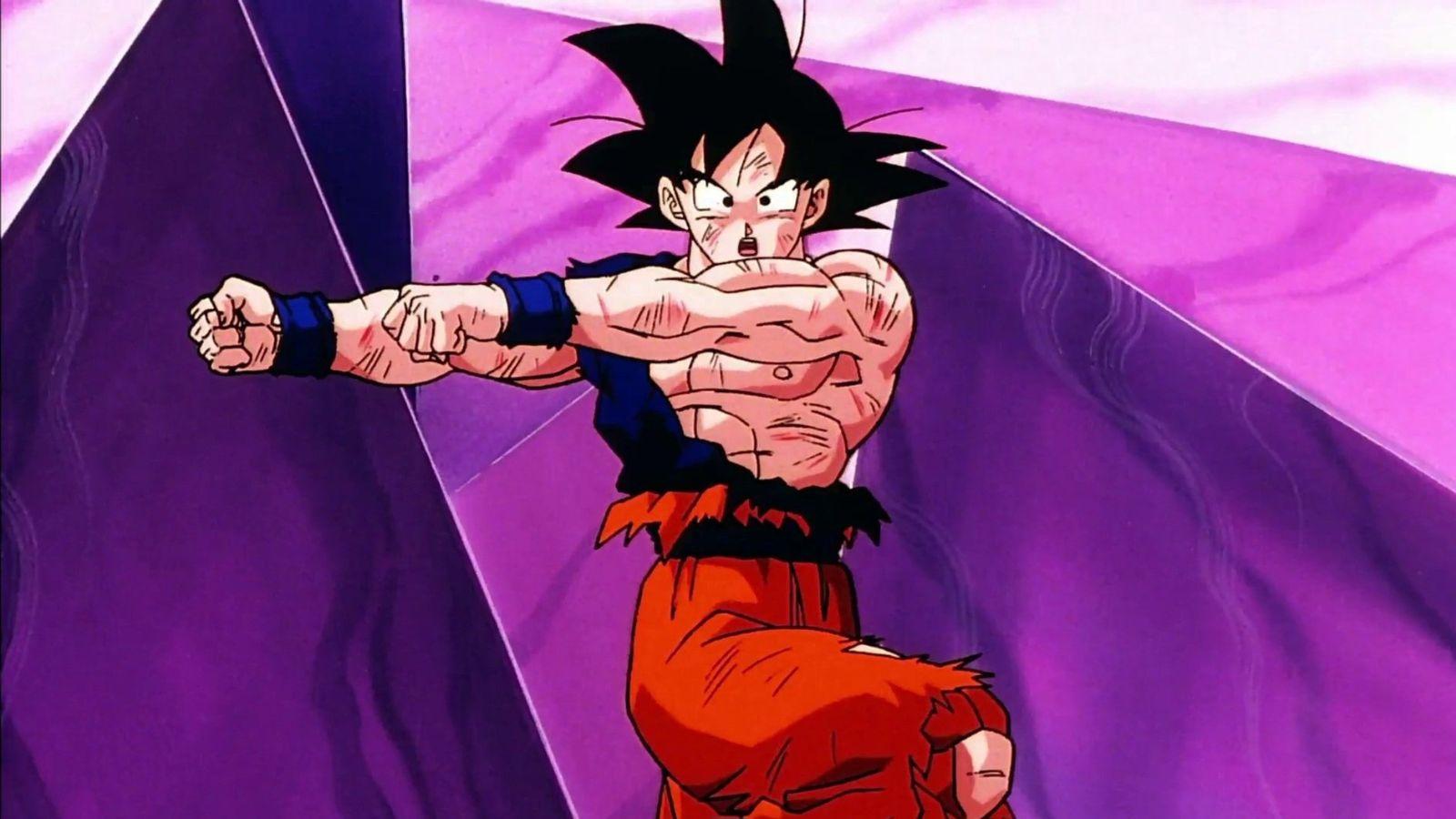 danse de la fusion avec Goku dans l'anime Dragon Ball Z