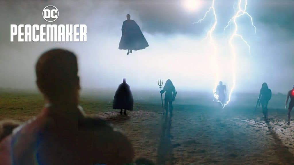 caméo de la Justice League dans la saison 1 de Peacemaker