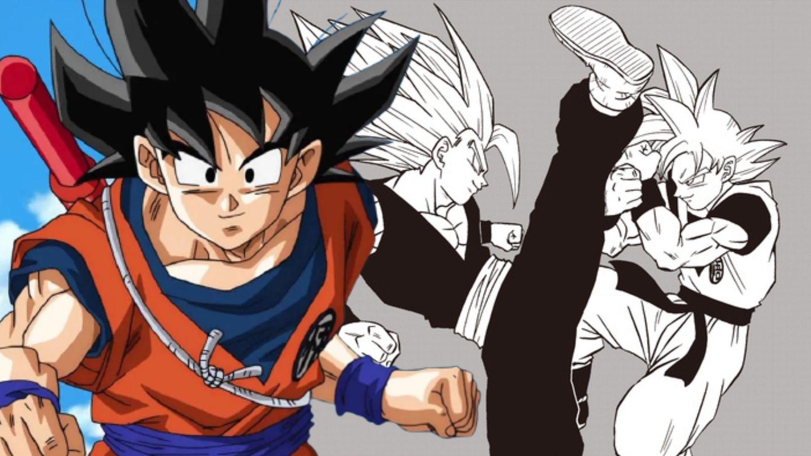 Goku vs Gohan dans l'aperçu du chapitre 103 du manga Dragon Ball Super