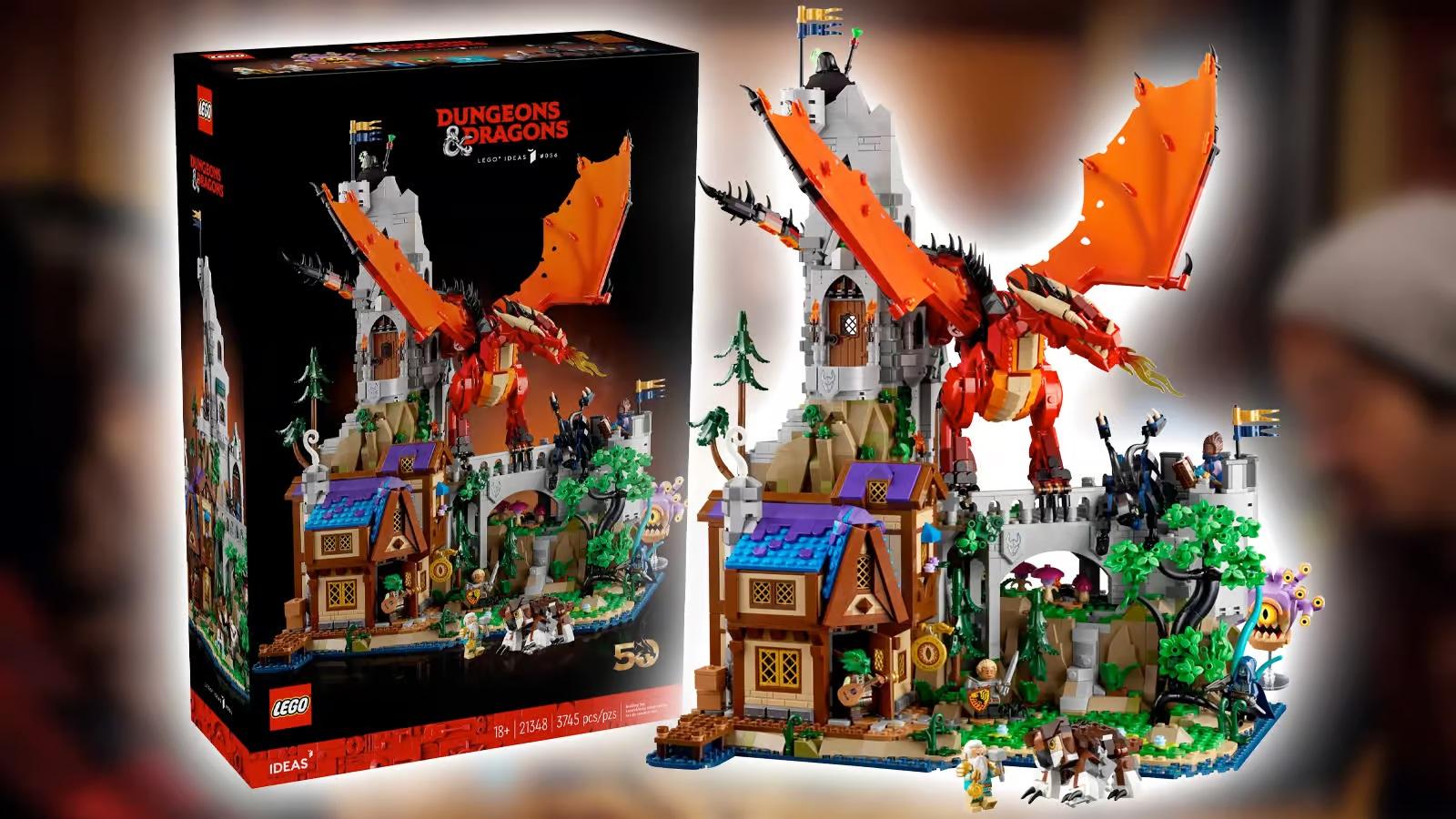 Ensemble Dungeons & Dragons : l’histoire du dragon rouge - 21348