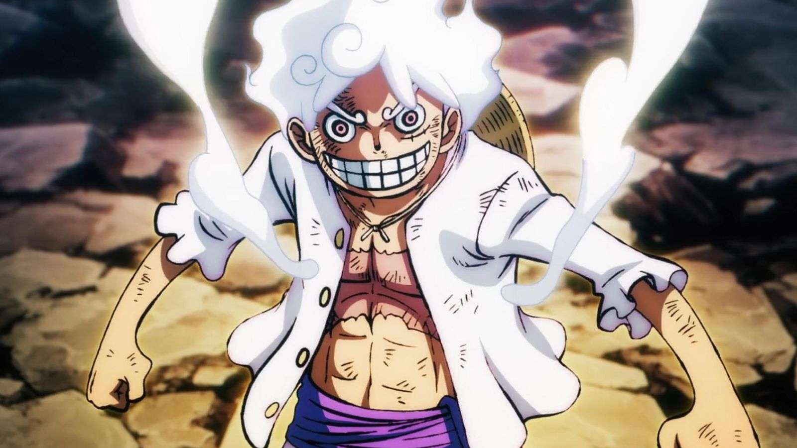 Luffy Gear 5 forme Nika dans l'anime One Piece